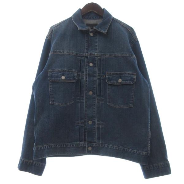 ユニクロ UNIQLO Gジャン デニムジャケット セカンド 青 ブルー XL メンズ