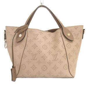 ルイヴィトン LOUIS VUITTON マヒナ ヒナPM ハンドバッグ M54351 パンチングモノグラム FNC◯ ベージュ ☆AA★ レディース