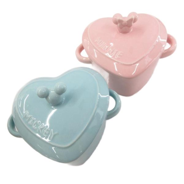 ディズニー Disney ミッキーマウス ミニーマウス キャセロールセット 食器 小物入れ 蓋付き ...
