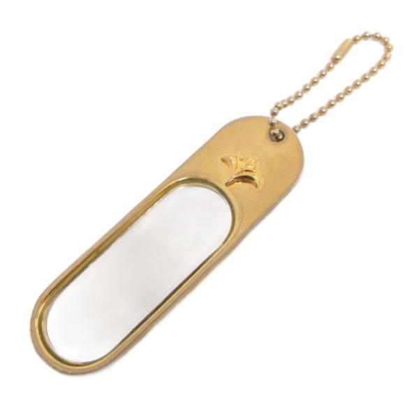 ミキモト MIKIMOTO コンパクト ミラー キーホルダー ゴールドカラー ■GY99 レディース