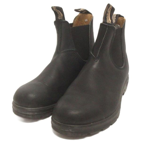 ブランドストーン Blundstone サイドゴアブーツ ショート レザー 黒 ブラック 6 メンズ