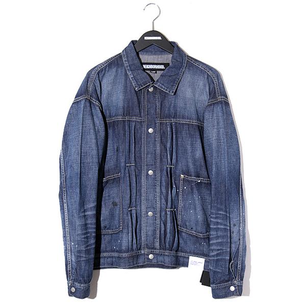 未使用品 24SS ネイバーフッド SIZE:XL WASHED LIGHTWEIGHT DENIM...