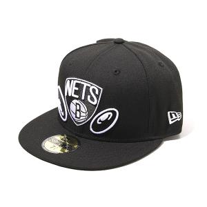 58.7cm 未使用品 ニューエラ コインパーキングデリバリー 59FIFTY ブルックリン ネッツ ベースボール キャップ 帽子 7 3/8 BLACK ブラック