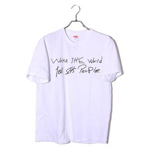 2019SS Supreme シュプリーム SIZE:S Buju Banton Wake The World Tee ロゴ 半袖Tシャツ White ホワイト /● メンズ｜vectorpremium