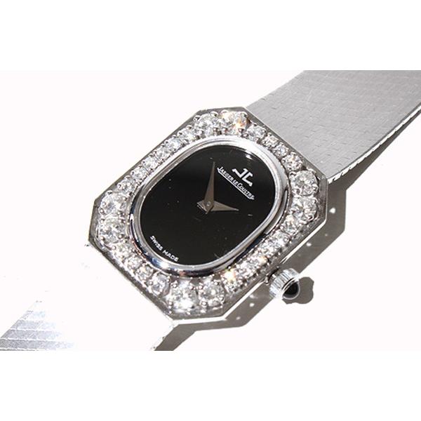 JAEGER-LECOULTRE ヴィンテージ 18K WG ダイヤモンドベゼル カクテル 手巻き時...