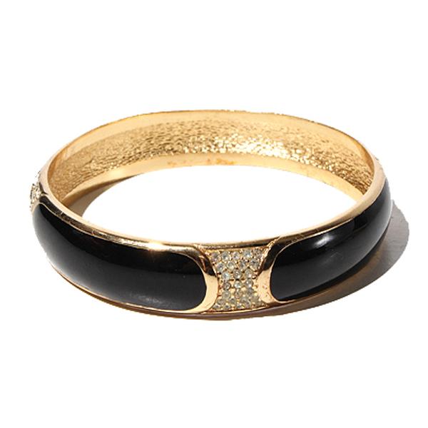 1970's Vintage Dior ヴィンテージ ディオール ラインストーン バングル ブレスレ...