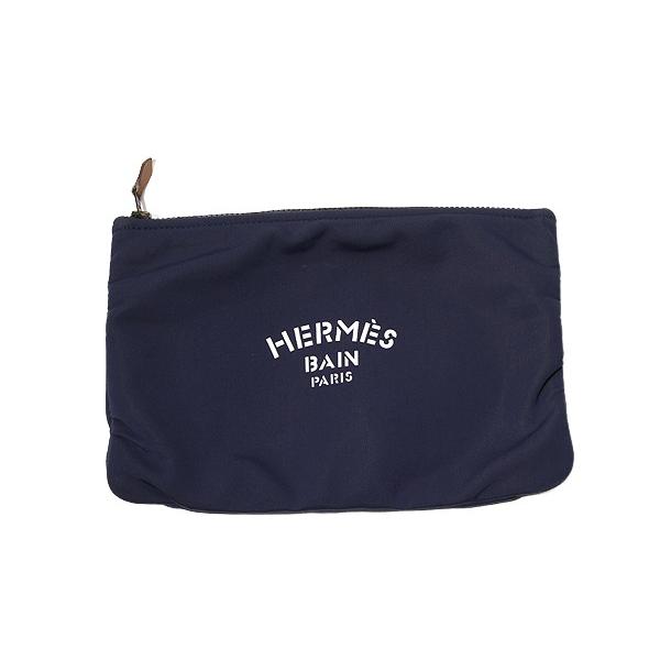 HERMES エルメス トゥルースフラット ネオバン MM ポーチ F マリーヌ Made in F...
