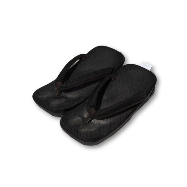 unda 雪駄 SETTA × SNEAKER ゴエモン 雪駄 下駄 スニーカー Ｌ BLACK ブ...