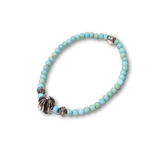 CHROME HEARTS クロムハーツ BEAD 4ｍｍ カットアウトCHプラスターコイズ ビーズ...