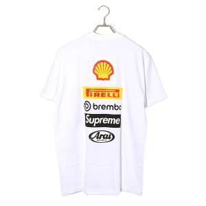 未使用品 2024SS Supreme × Ducati シュプリーム ドゥカティ Logos Tee ロゴ 半袖Tシャツ カットソー M WHITE ホワイト /● メンズ
