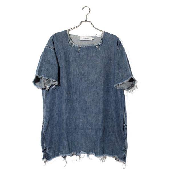 Marques'Almeida マルケス アルメイダ Oversized Frayed Denim ...