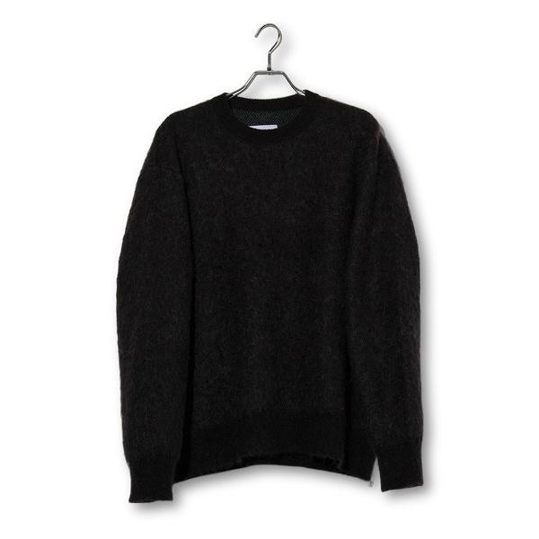 ssstein シュタイン Kid Mohair Mix Jacquard Knit LS キッドモ...