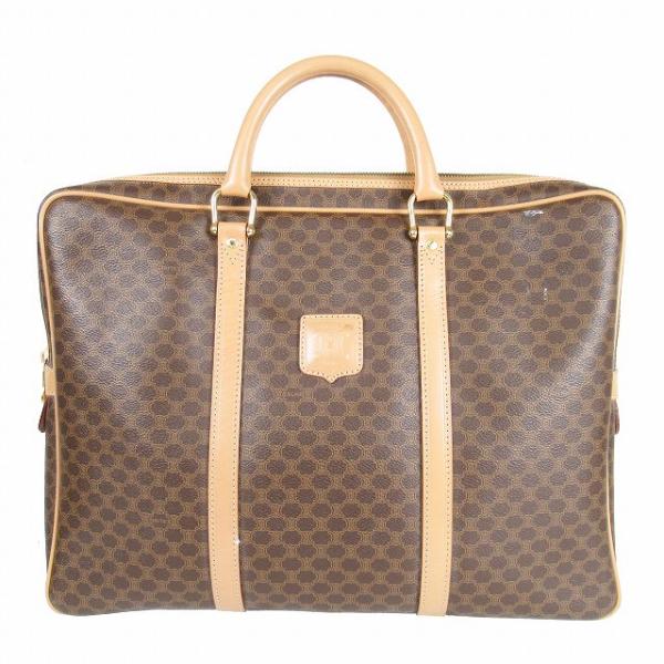 美品 セリーヌ ヴィンテージ M14 マカダム 総柄 ロゴ ビジネスバッグ ブリーフケース 書類カバ...