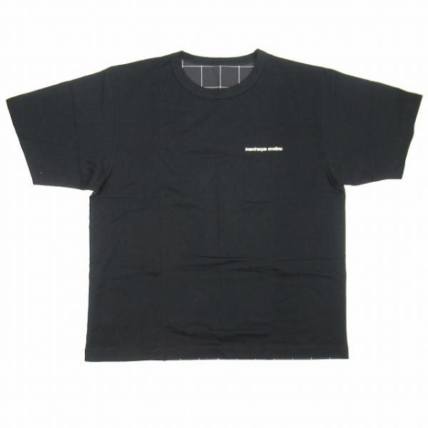 極美品 20ss ユニフォームエクスペリメント BACK GRAPH CHECK PANELED T...