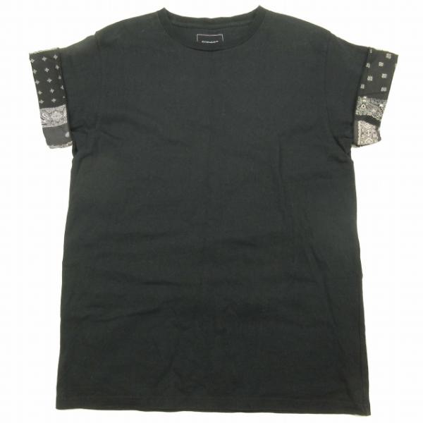 19SS ソフネット SOPHNET. BANDANA CUFF PANEL BIG TEE バンダ...