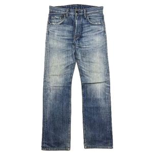 リーバイス Levi's 米国製 2008年製 505-0004 デニム ジーンズ テーパード パンツ 革パッチ ジッパー ボトムス サイズW31 インディゴ メン｜vectorpremium