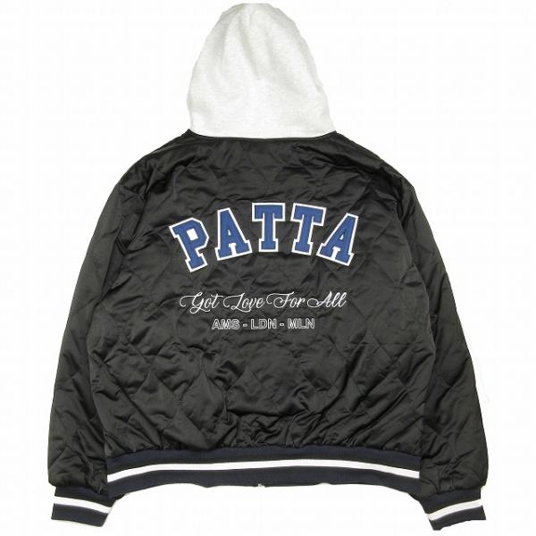 美品 23AW パタ PATTA × ビームス BEAMS別注 フーデッド ボンバー ジャケット ブ...