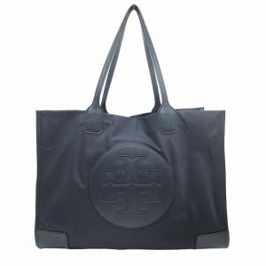 極美品 トリーバーチ TORY BURCH ELLA エラ ナイロン トートバッグ カーフ レザー ...