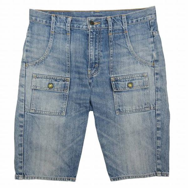 美品 リーバイス Levi&apos;s 776 ブッシュ デニム ハーフ パンツ ショート ボトムス コット...