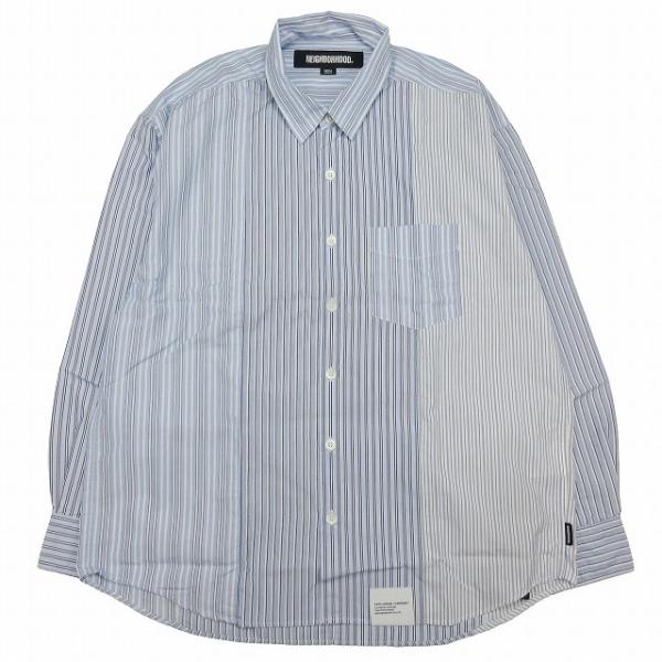 未使用品 23SS ネイバーフッド NEIGHBORHOOD STRIPE SHIRT LS マルチ...