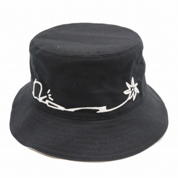未使用品 22aw ディオール × カクタスジャック Bob Hat ボブハット ロゴ刺繍 バケット...