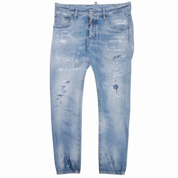 極美品 19ss ディースクエアード DSQUARED2 Skater Jean ダメージ加工 クラ...