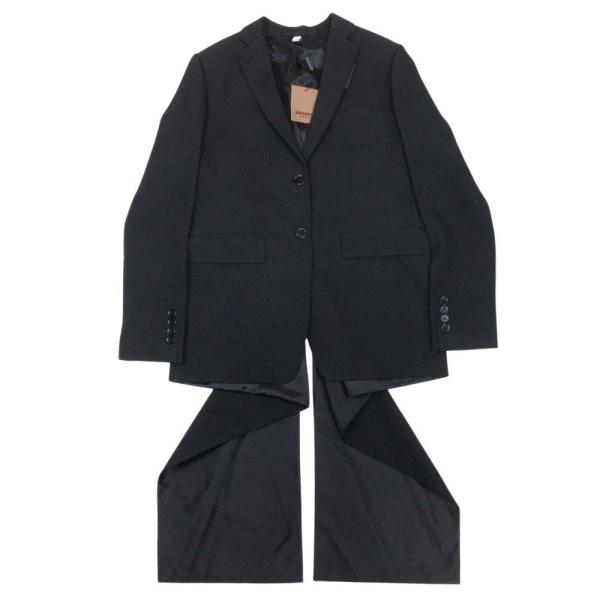 未使用品 バーバリー BURBERRY バージンウール デザイン テーラード ジャケット ブレザー ...