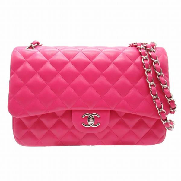 2014年製 シャネル CHANEL デカマトラッセ 30 ラムスキン チェーンバッグ ココマーク ...