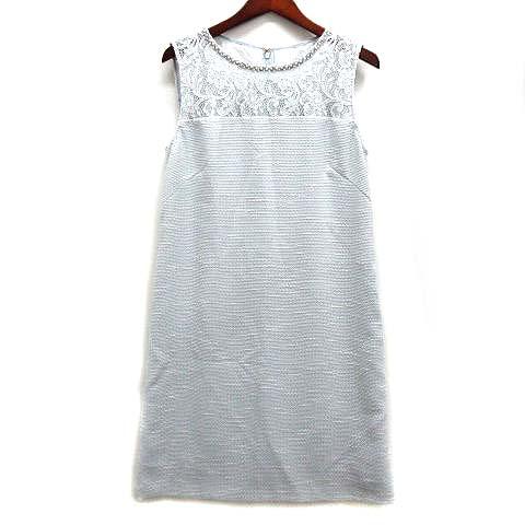 組曲 クミキョク KUMIKYOKU プリエ PRIER ドレス ノースリーブ ワンピース 膝丈 レ...