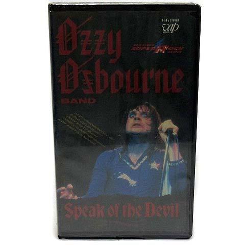 未使用品 未開封 VHS ビデオテープ オジーオズボーン OZZY OZBOURNE スピークオブザ...