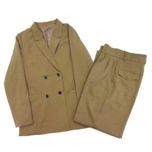 プラステ PLST パンツスーツ ノーカラージャケット パンツ スラックス