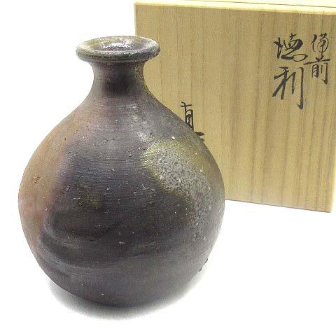 備前焼 武用真 酒器 徳利 12cm 約二合