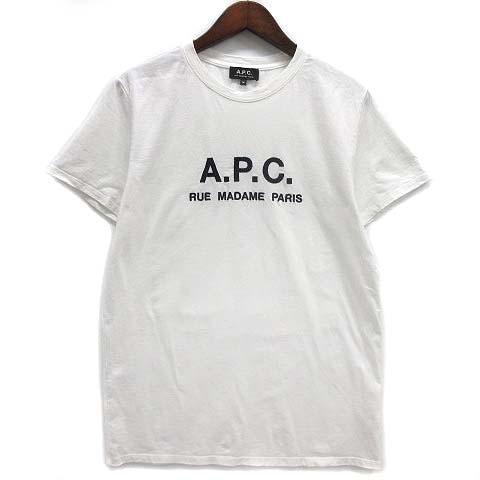 アーペーセー A.P.C. RUE MADAME PARIS ロゴ 刺? Tシャツ クルーネック ホ...