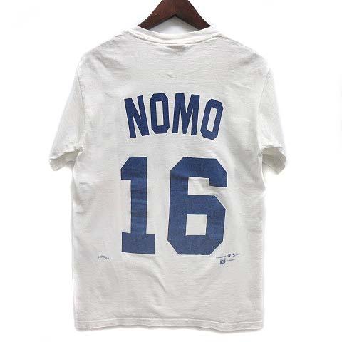 ナツメグ NUTMEG 90s MLB ドジャース 16 野茂英雄 Tシャツ カットソー 半袖 クル...