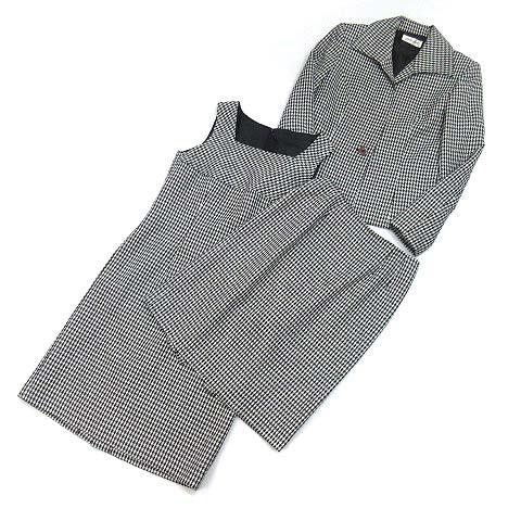 アルファエイム Alpha Aim スーツ 3点セット ツイード ジャケット ワンピース スカート ...