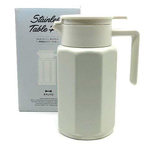 未使用品 ブルーノ BRUNO ステンレス テーブルポット 0.75L アイボリー BHK268-I...