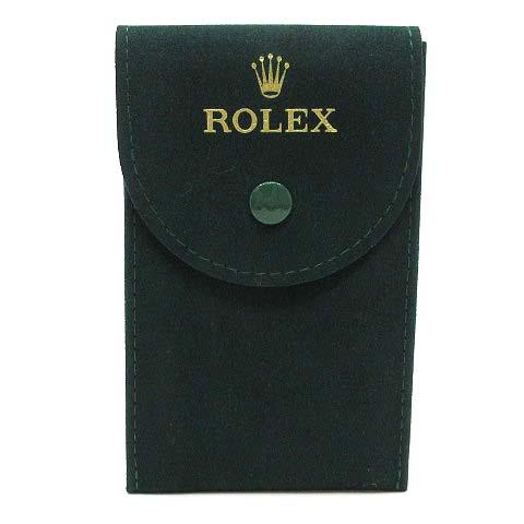 ロレックス ROLEX トラベルケース 腕時計収納ポーチ 緑 グリーン