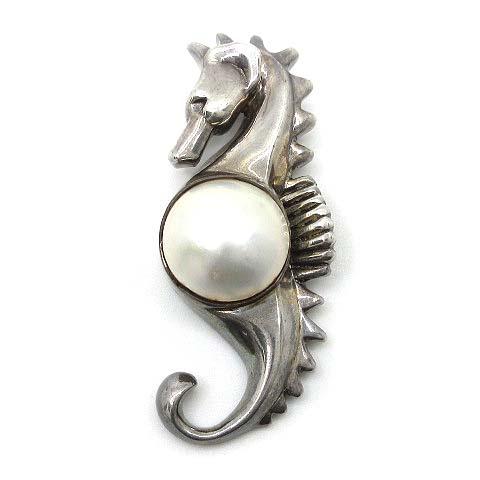 ティファニー TIFFANY &amp; CO. シーホース マベパール ペンダント トップ SV925 シ...