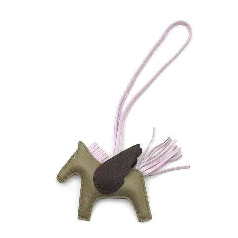 エルメス HERMES ロデオ ペガサス PM バッグチャーム アニョーミロ ベージュマルファ モー...