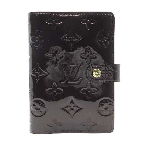 ルイヴィトン LOUIS VUITTON モノグラム ヴェルニ アジェンダPM 手帳カバー 6穴式 ...