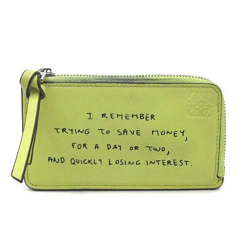 ロエベ LOEWE ジョーブレイナード メッセージ コイン カードホルダー フラグメントケース Wo...