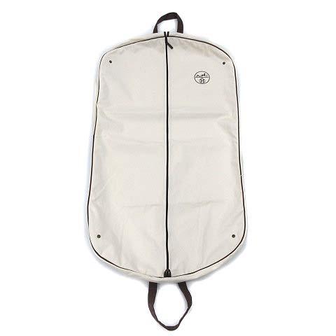 エルメス HERMES ガーメントケース 衣装 衣類収納カバー アイボリー ブラウン 110cm×6...