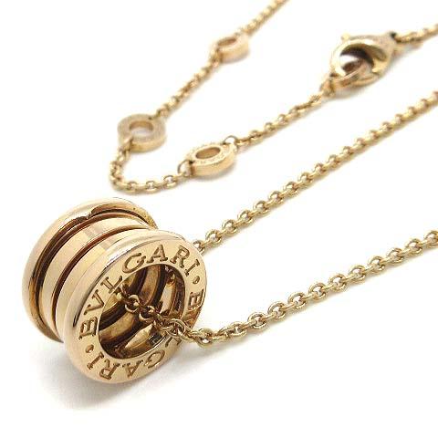 ブルガリ BVLGARI K18PG ビーゼロワン B-zero1 ペンダント ネックレス 750 ...