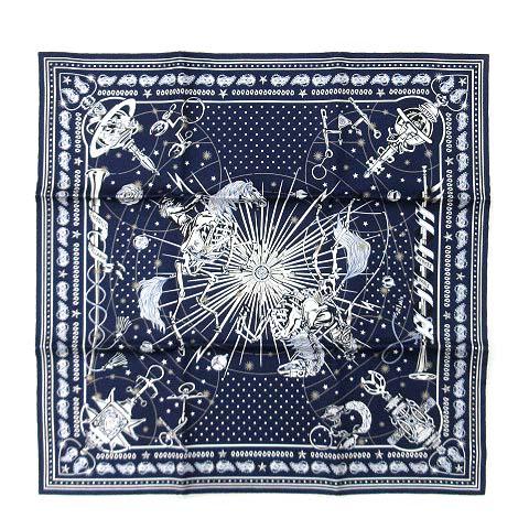 エルメス HERMES カレ 55 シルク バンダナ スカーフ コーラス ステラルム CHORUS ...