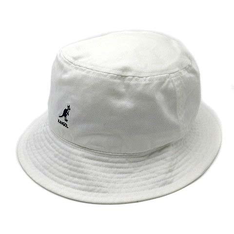 カンゴール KANGOL ウォッシュド バケット ハット バケハ WASHED BUCKET ホワイ...
