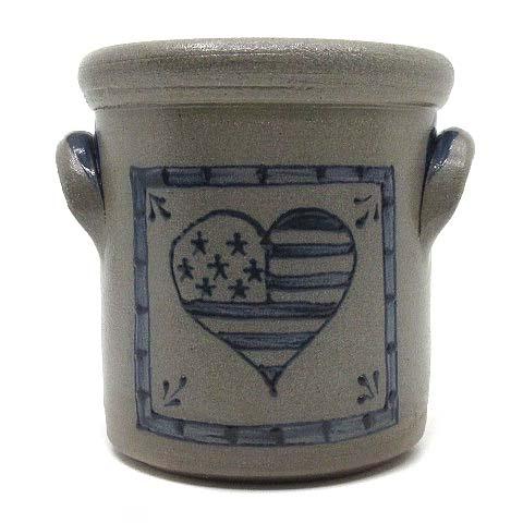 ローポタリー ROWE POTTERY WORKS ハートフラッグ クロック 小 2002