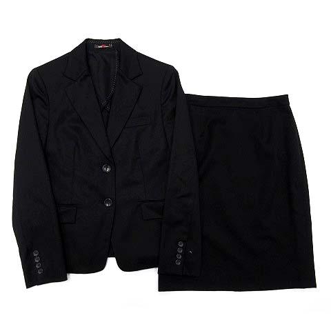 ヴィヴィフルール ViVi fleurs リクルート スーツ セットアップ ジャケット スカート 黒...