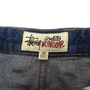 ステューシー STUSSY デニム ダブルニー...の詳細画像2