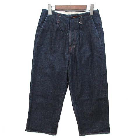 2023SS ネイティブヴィレッジ NATIVE VILLAGE デニム タック ワイド パンツ ジ...
