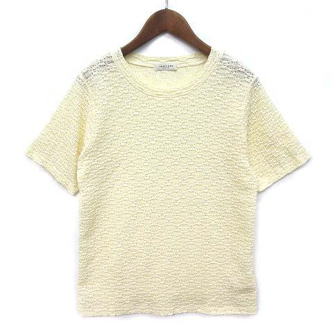 フリークスストア FREAKS STORE 2025SS フラワーストレッチ Tシャツ 半袖 アイボ...